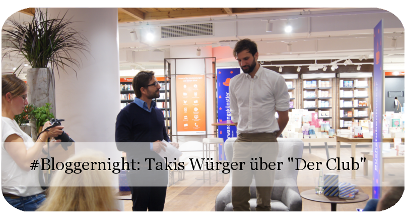Bloggernight: Takis Würger erzählt von "Der Club"