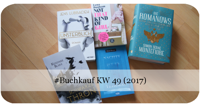 Buchkauf KW 49 (2017)