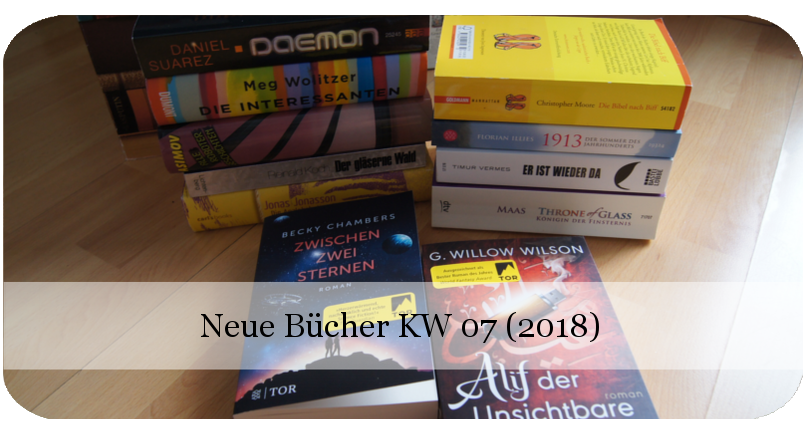 Bücherflohmarkt - neue Bücher KW 07 (2018)