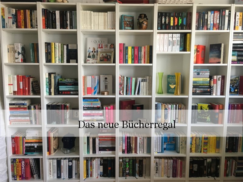 Bücherregal neu sortieren: Das neue Bücherregal