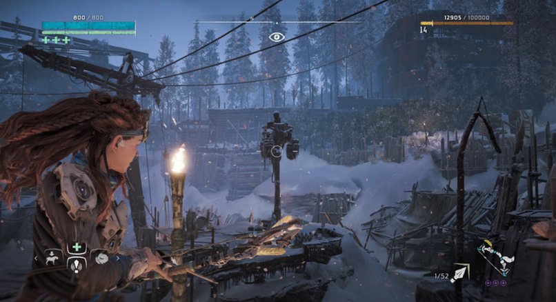 Aloy mit Pfeil und Bogen
