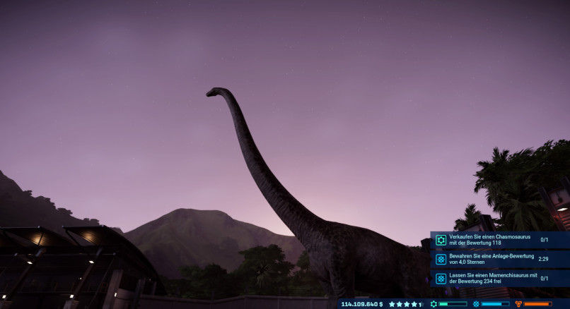 Ein Mamenchisaurus - Jurassic World Evolution
